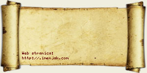 Jasmina Miljaković vizit kartica